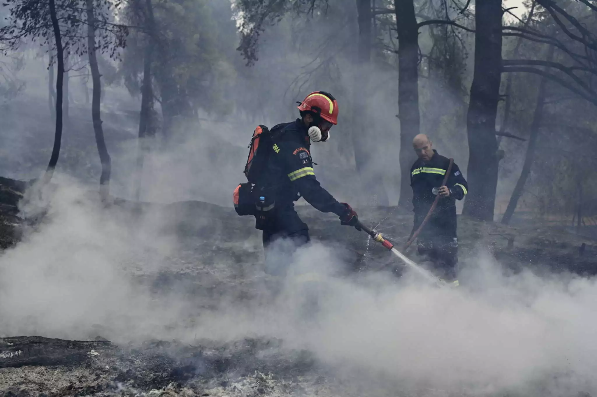 Πυροσβέστης τραυματίστηκε στη φωτιά στη Δράμα, επικοινώνησε μαζί του ο Βασίλης  Κικίλιας - Pame Evro