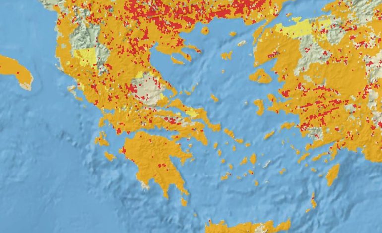  Copernicus: Σε κατάσταση συναγερμού εξαιτίας της ξηρασίας η Βόρεια Ελλάδα