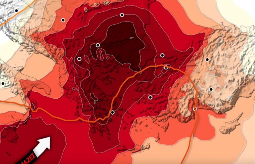 Εικόνα καύσωνα στο επίκεντρο ο Έβρος
