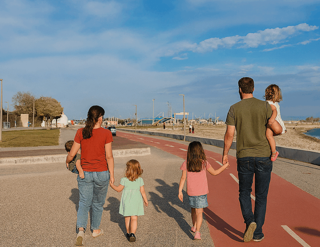 Πολύτεκνη οικογένεια στην παραλιακή της Αλεξανδρούπολης