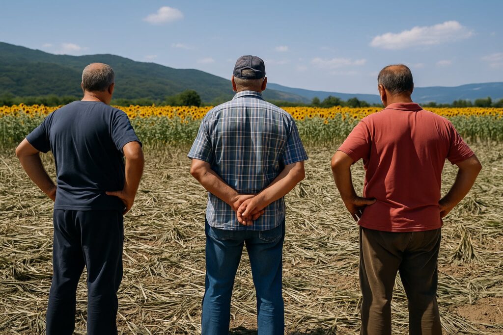 Καταστροφές αγριογούρουνων σε καλλιέργειες ηλίανθου