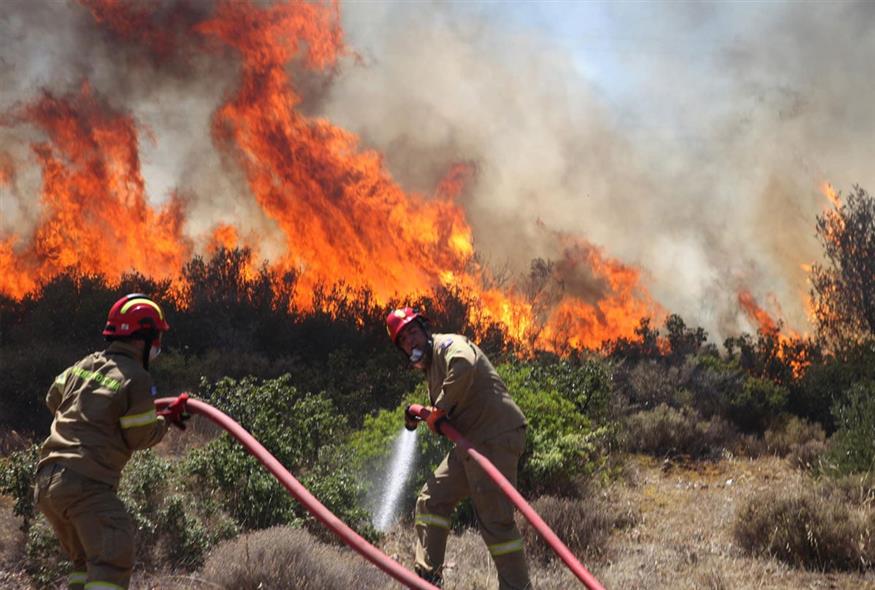 Φωτιά στη Ροδόπη: Επιχείρηση στη Μελίταινα κοντά στα ελληνοβουλγαρικά σύνορα