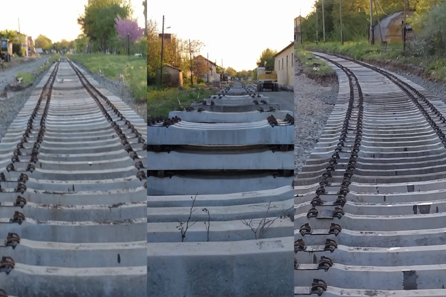 Εργασίες στη σιδηροδρομική γραμμή Έβρου στα Δίκαια για τη μεταφορά νατοϊκού εξοπλισμού.