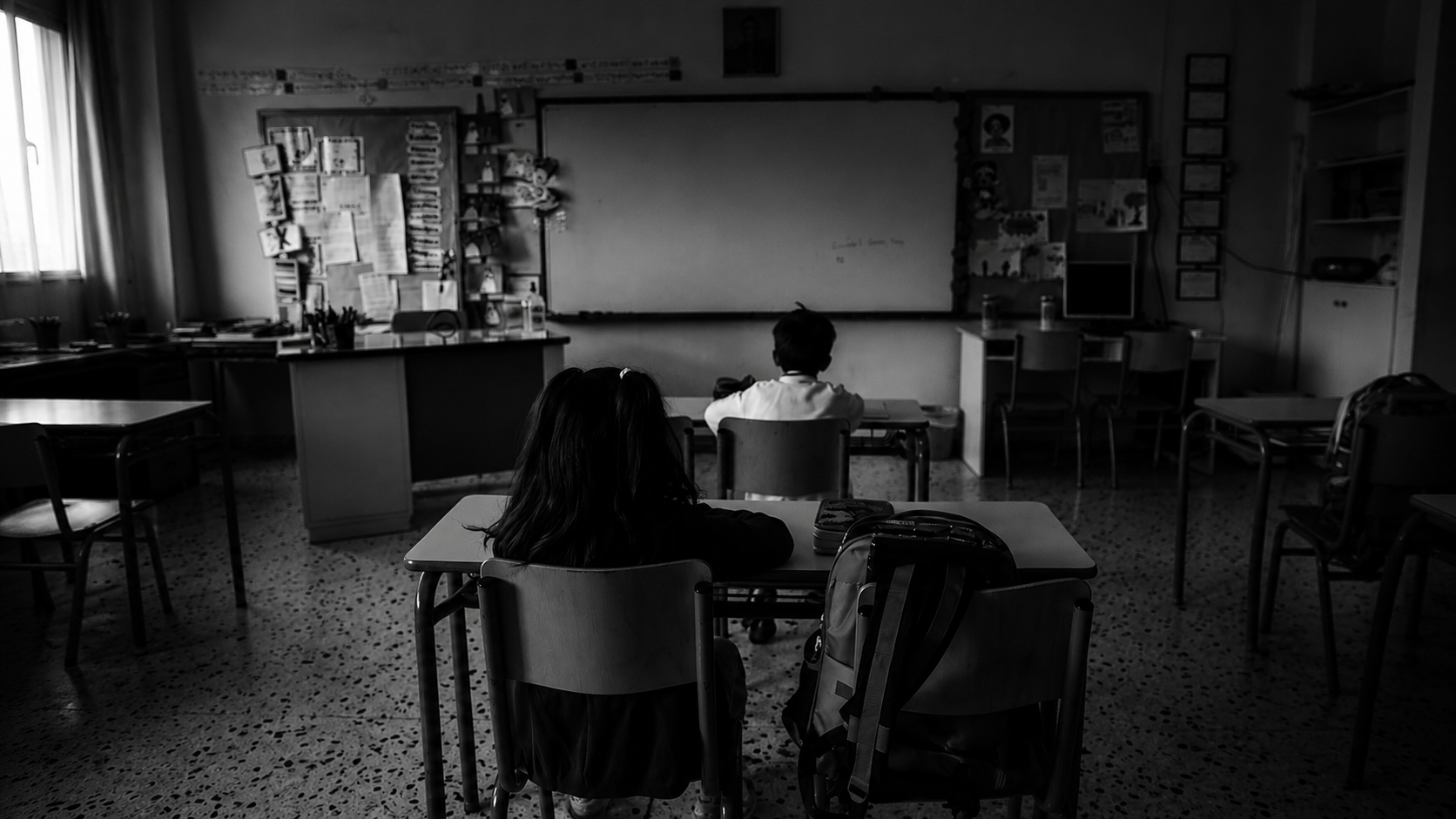Άδεια θρανία σε τάξη της Α’ Δημοτικού λόγω δημογραφικής συρρίκνωσης