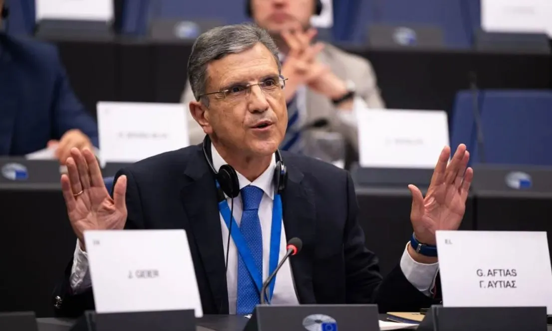 Ο ευρωβουλευτής Γιώργος Αυτιάς στο Ευρωπαϊκό Κοινοβούλιο
