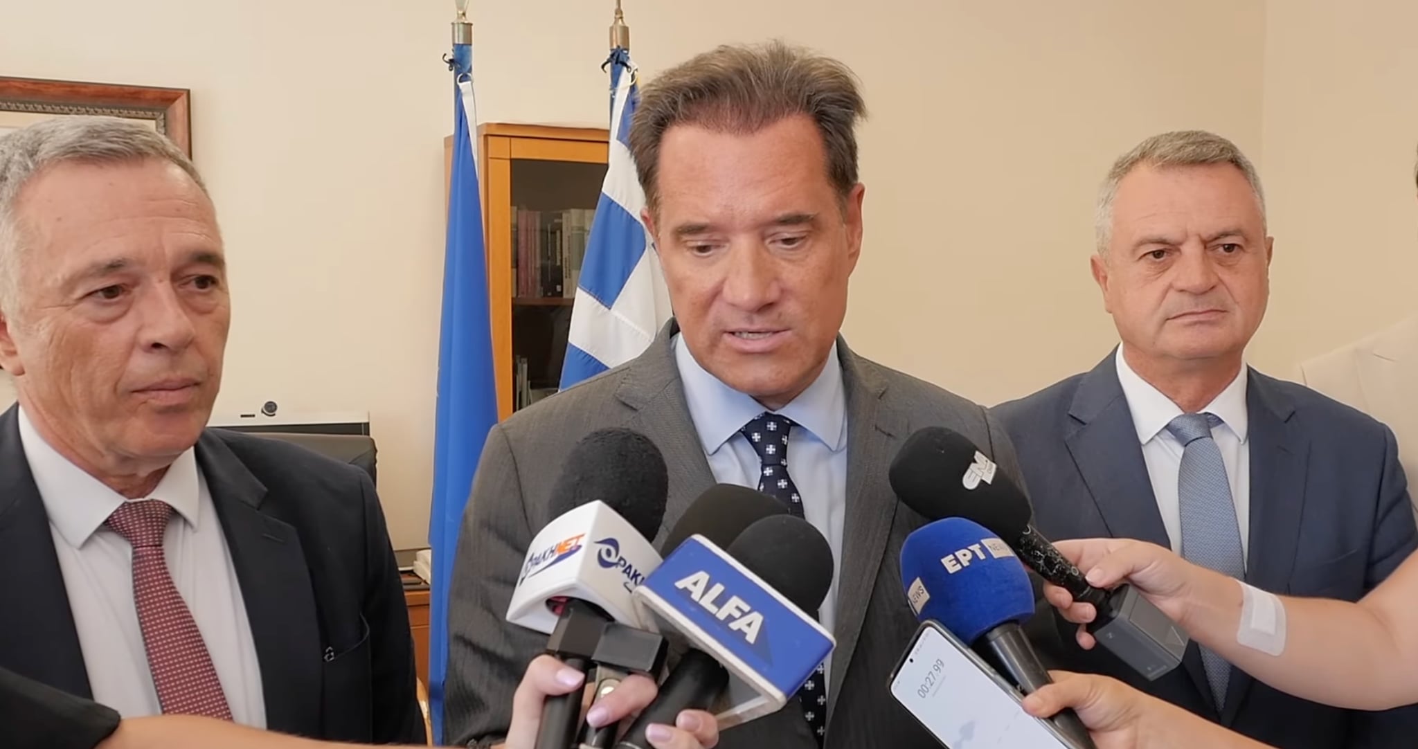 Ο Υπουργός Υγείας στην Αλεξανδρούπολη Άδωνις Γεωργιάδης επίσκεψη