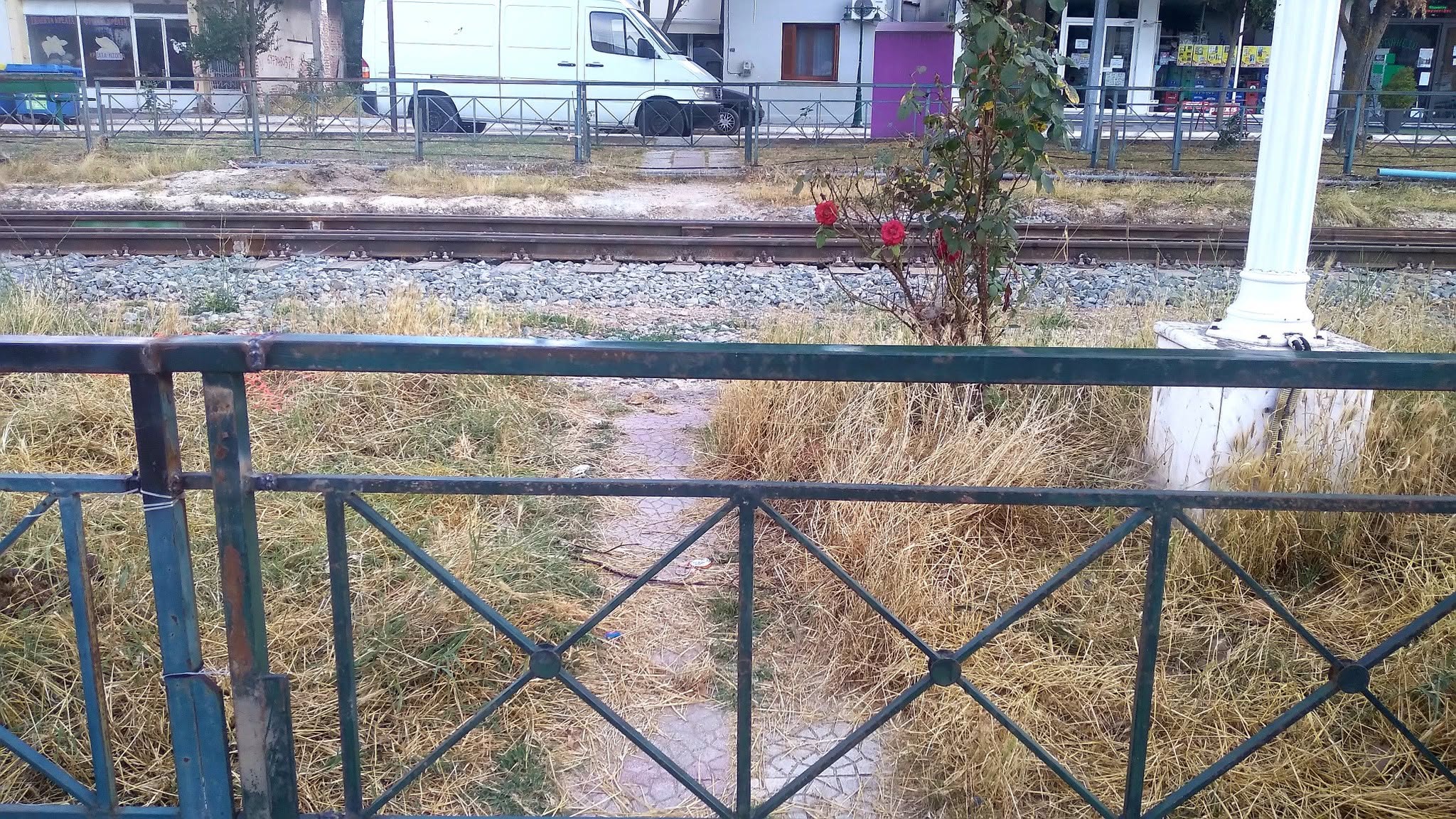 Σιδηροδρομικές γραμμές και σταθμός στα Δίκαια Έβρου