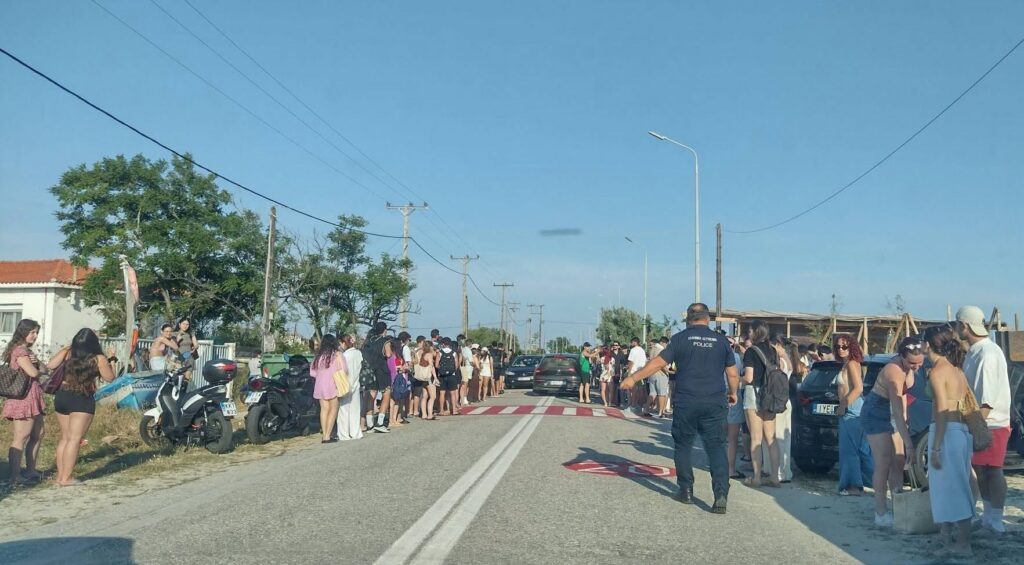 Παραλία Αρωγής της Ροδόπης εν μέσω θέρους