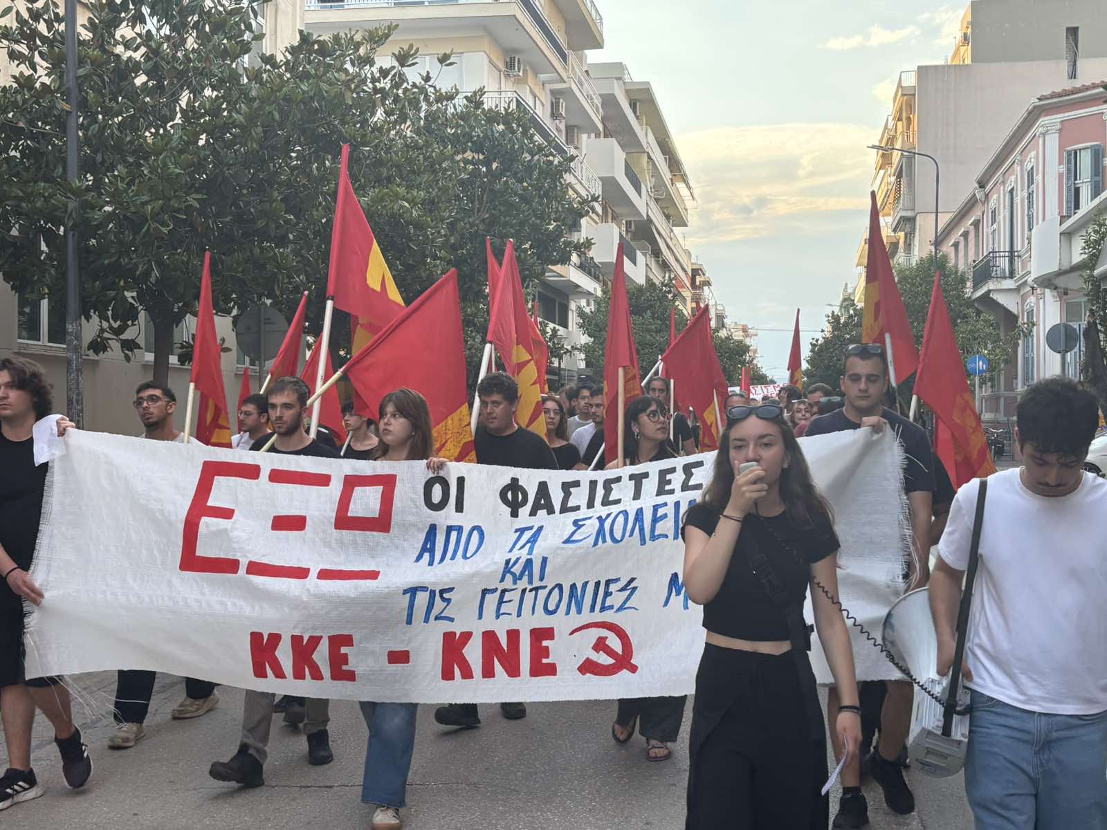 Αντιφασιστική συγκέντρωση του ΚΚΕ και της ΚΝΕ στην Αλεξανδρούπολη