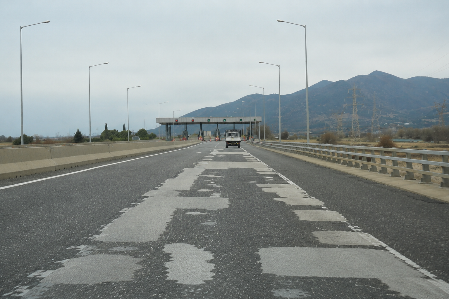 Διόδια Αρδανίου Μέστης Εγνατία Οδός φορτηγά