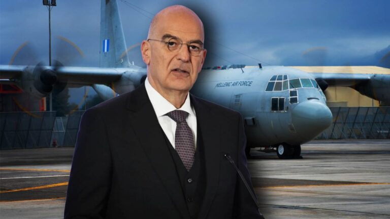 Τουρκικά μαχητικά F-16 στον αέρα της Κύπρου κοντά στο αεροσκάφος του Νίκου Δένδια.