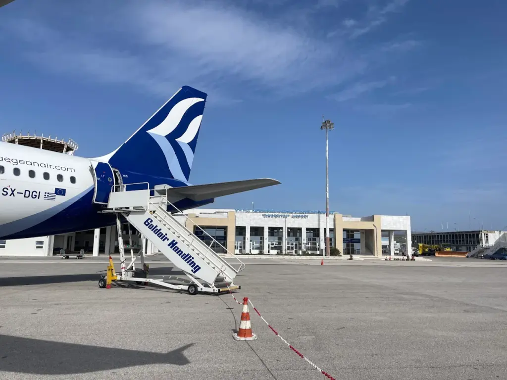 Πτήση Αλεξανδρούπολη Ηράκλειο από το αεροδρόμιο Δημόκριτος