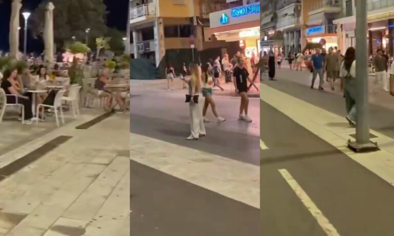 Τούρκος τουρίστας καταγράφει την κίνηση στην παραλιακή της Αλεξανδρούπολης