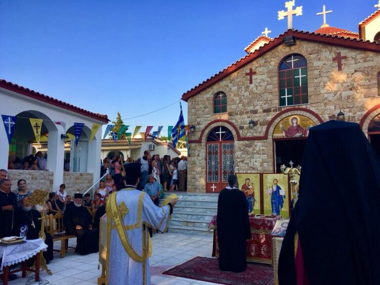 Ιερός Ναός Αγίας Μαρίνας στον Μαΐστρο Αλεξανδρούπολης κατά την πανήγυρη