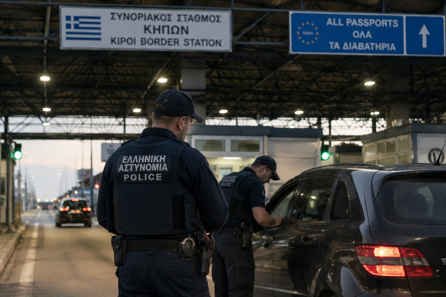 Συλλήψεις στους Κήπους Έβρου μετά από έλεγχο οχήματος