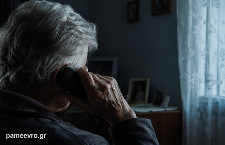 Ηλικιωμένος δέχεται απειλητική τηλεφωνική κλήση από απατεώνες που προσποιούνται αστυνομικούς
