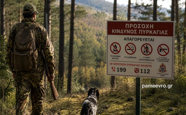 Έβρος: Αυστηρές οδηγίες της Πυροσβεστικής σε κυνηγούς για αποφυγή πυρκαγιών