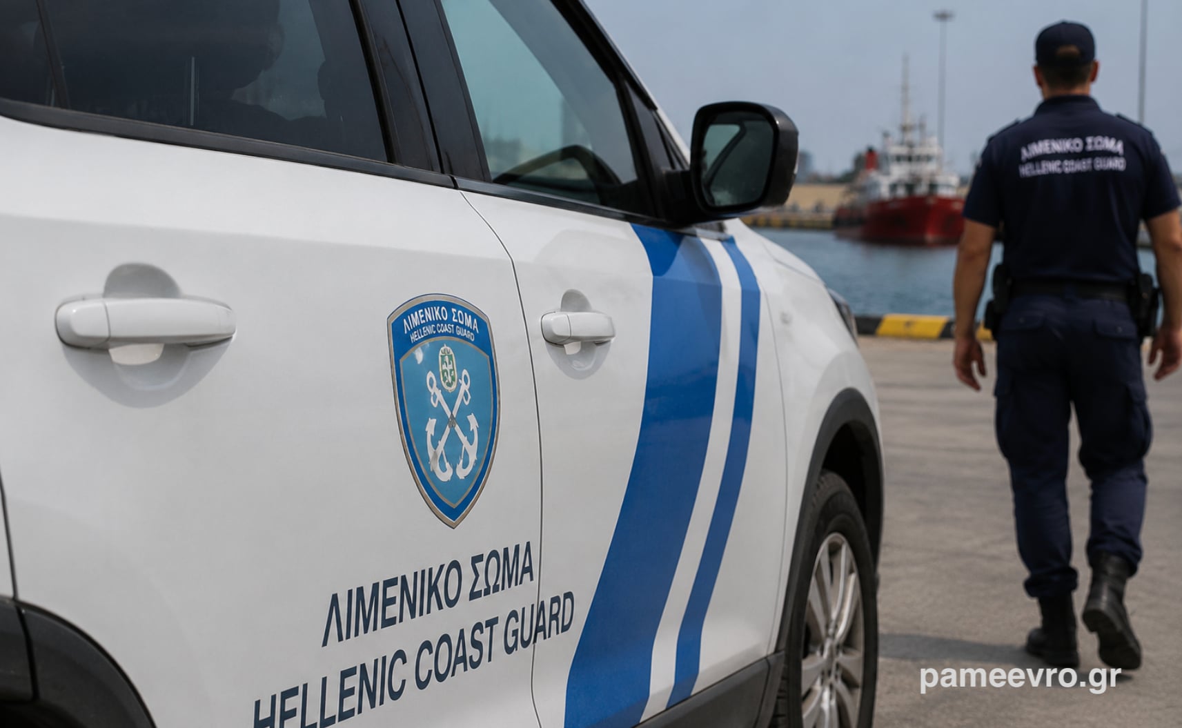 λιμάνι Αλεξανδρούπολης - Περιπολία στελεχών του Λιμενικού Σώματος στη χερσαία ζώνη