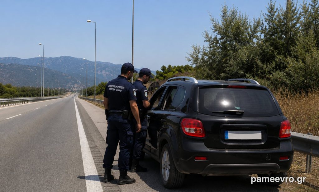 Έβρος: Χειροπέδες σε γυναίκα διακινητή στην Εγνατία Οδό – Μετέφερε δύο άτομα με ΙΧ