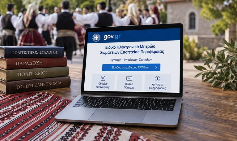 Πολιτιστικοί Σύλλογοι ΑΜΘ: Άμεση υποχρεωτική εγγραφή στο Ειδικό Ηλεκτρονικό Μητρώο λόγω αλλαγών στην Περιφέρεια