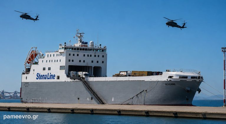 Λιμάνι Αλεξανδρούπολης: Απόβαση ελικοπτέρων του ΝΑΤΟ – Αποσυναρμολογούνται για το «SEVERINE» (ΒΙΝΤΕΟ)