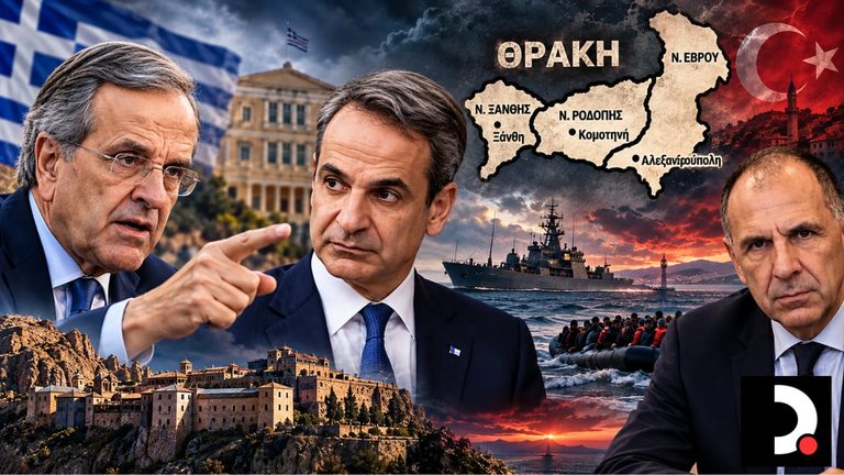 «Φωτιά» Σαμαρά κατά Μητσοτάκη και Γεραπετρίτη για εξωτερική πολιτική και Θράκη