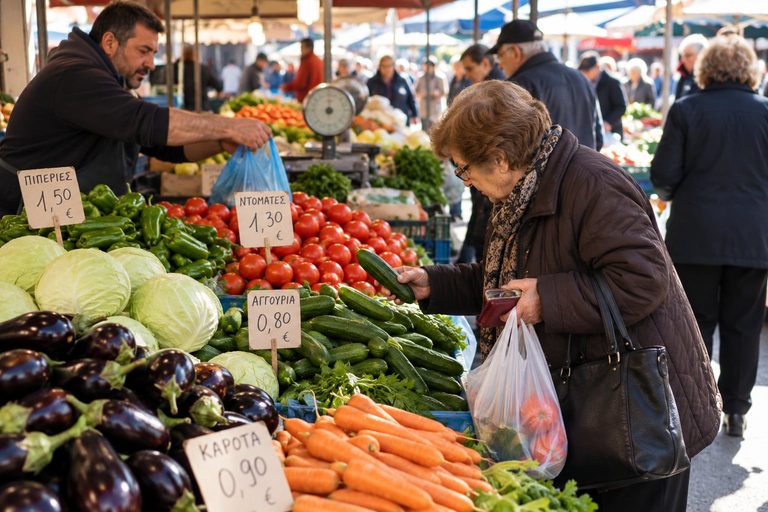 Λαϊκή αγορά Αλεξανδρούπολης: Όσο τελειώνει ο μήνας, αδειάζουν τα καλάθια