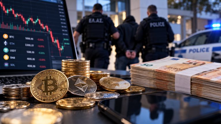 8 εκατ. δολάρια σε crypto απάτη – πυραμίδα: 17 συλλήψεις, έρευνες και στην Κομοτηνή