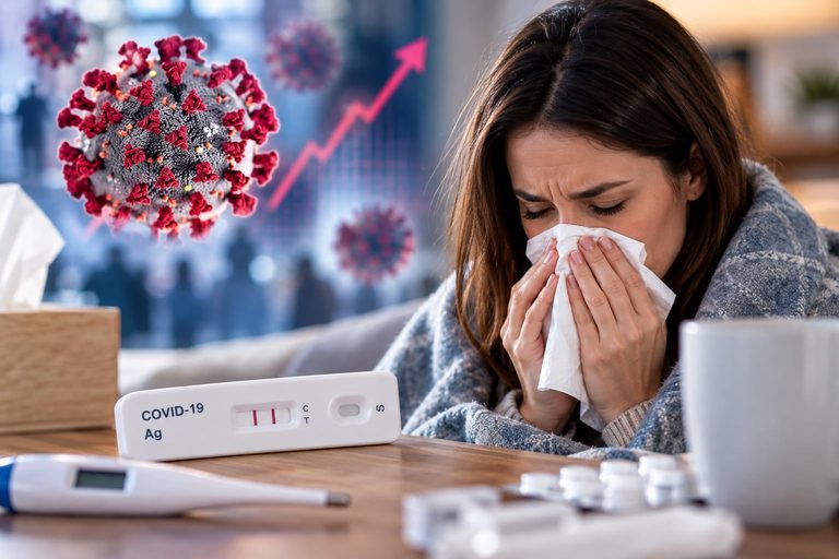 Έξαρση της COVID-19 στην Ελλάδα: Εκτόξευση 1.050% στα αντιιικά και καμπανάκι από τους γιατρούς